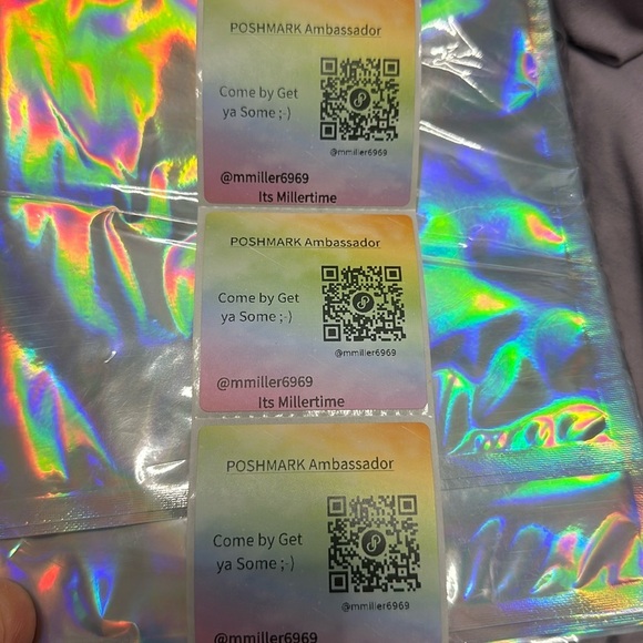 25 Personalized Square 2x2 TieDye labels - Picture 1 of 4